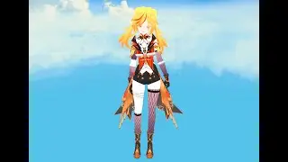 3D anime style vtuber&vrchat model like genshin impact(Adoptables)
