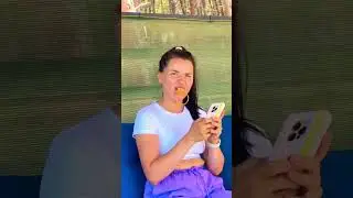 He ruined his lollipop to be like her 🍭😭🤣 