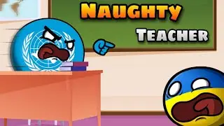 The Teacher Scared Us All😱 (countryballs school animation)