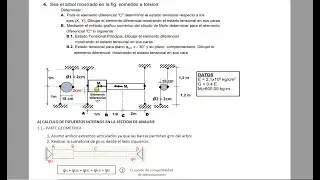 TENSIONES NORMALES Y CORTANTES EN SISTEMAS HIPERESTATICOS