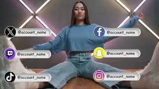 Custom Animated Social Media Lower Thirds for Youtube