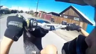 Сельский STUNT на Yamaha jog ZR