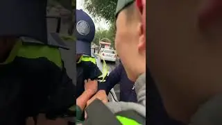 ДАҲШАТ! ГАИ КУРЬЕРНИ МАШИНАГА БОСИБ КЕТМОҚЧИ БЎЛДИ