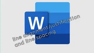 Paragraph alignment/justification and line spacing #msword #microsoft #microsoftword