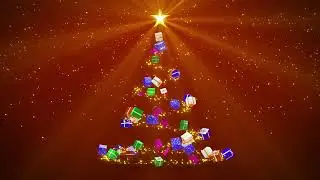 Новогодняя ёлочка из частиц и подарков🎄Christmas tree 😉