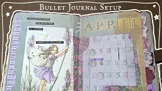 April Bullet Journal Setup - Springing out from my nest