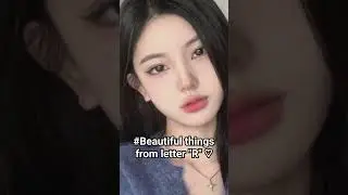 Letter" R" 💗✨