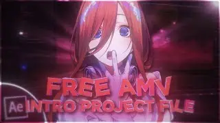 6 AMV INTRO for your edits (FREE PROJECT FILE) |  After Effects AMV Tutorial 2021