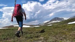 1-day hike from lake Stor-Tjulträsket (Ammarnäs - Sweden, 27.6.2022)