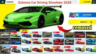 😱 All Removed old Cars & modded Cars Unlocked 🔓 | Extreme Car Driving Simulator