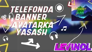 YOUTUBE KANALGA TELEFON ORQALI SHAPKA VA AVATARKA TAYYORLASH // YOUTUBE KANALGA SHAPKA TAYYORLASH