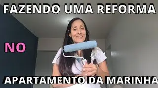 Fazendo uma reforma, no apartamento