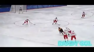 Хоккей с мячом один из самых лучших видов спорта, один из самых красивых голов забил Симон Янссон!