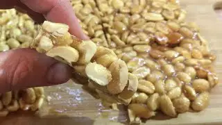 KOZINAKI from PEANUT  simple recipe in 5 minutes