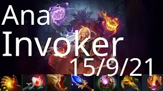 Ana mid Invoker vs Arc Warden - super fast hands here - dota2