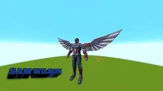 Make Sam Wilson In Minecraft: Timelapse