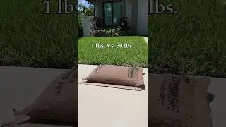 1 lbs. vs 30 lbs just by adding 💦 #storm #emergency #hurricane #flood