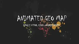 How to create bubbles with gravity on Geo maps using html, css & javascript