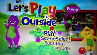 dvd menu walktrough barney let's play outside UK DVD 2012