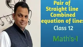 Combined equation of a lines