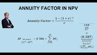 ANNUITY FACTOR IN NPV | SUM OF DISCOUNTING FACTOR FOR COMMON NBs