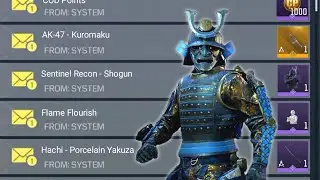 New Redeem Code Codm | get FREE Sentinel Recon Shogun Skin In Cod Mobile | COD Mobile Season 2