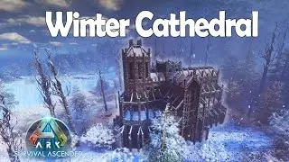 Winter Cathedral - How to build - Snow Biome - Ark Survival Ascended ASA PvE