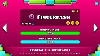 Прохождение Нового Уровня в геометри даш обновление Level 21 Fingerdash