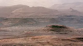 NASA Mars Rover Curiosity espectacular panorama de Marte