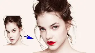 Photoshop Tutorial:- How to change simple Lips into Different Lipstick Colors ||