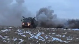 Инженерные войска ВС РФ на новой военной технике ПП-2005М.