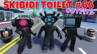 Roblox Skibidi Toilet 66 Outfits: Become ROCKET CAMERAMAN, SPEAKERWOMAN & TV-WOMAN 😍👍