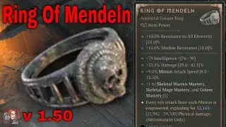 Diablo IV Unique Items - Ring Of Mendeln (Necromancer)[v1.5.0]