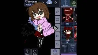 ей можно платешки выбирать #gacha #gachaclub #gachalife #платья