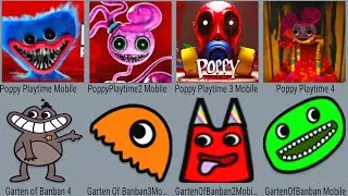 Poppy Playtime Mobile,Poppy Playtime Chapter 2,Poppy Playtime Mobile 3,PoppyPlaytime 4,Garten Banban