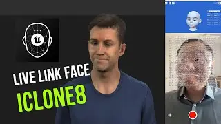 Brings the power of facial capture via Live Link Face to iClone8, using Dollars LINK