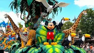 [4k] Jungle Parade at Disneyland 2025 | Full Experience 1 Hour Parade Walkthrough