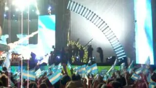 Himno a las 12 de la noche del 25 de Mayo