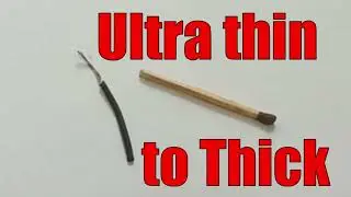 How to solder and Connect ultra thin wire to thick wire