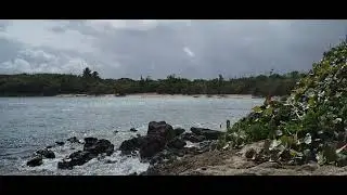 Water And Rocks At Ojo Del Buey (Bull's Eye) In Dorado, Puerto Rico.
