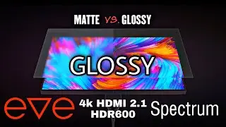 Eve Glossy Spectrum 4k HDMI 2.1 HDR600 Matte Vs Glossy Coating LG Display Monitor New in 2022