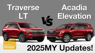 2025 Chevy Traverse LT vs GMC Acadia Elevation | BIG Changes for 2025!!