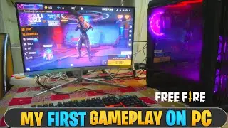 MY FIRST GAMEPLAY ON PC || FREE FIRE PC🔥 || FREE FIRE HANDCAM PC