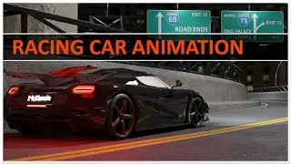Racing Car Animation | Blender 2.93