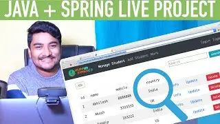 #1 Build and Deploy A Spring Project Step by Step | java projects for beginners | Java live project