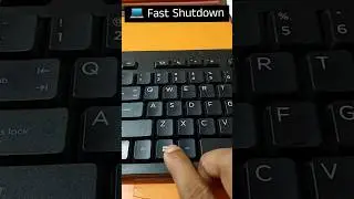 👉Fast Shutdown Trick 🖥️ #laptop #computer #shorts