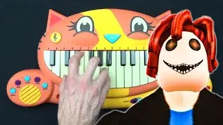 I PLAYED BAKON ROBLOX GAME THEME ON 2 CAT PIANOS