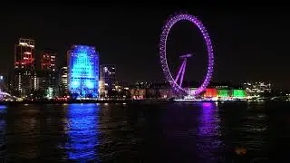 London's Icon The Glowing London Eye at Night