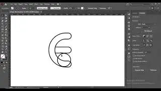 Letter E logo design in illustrator