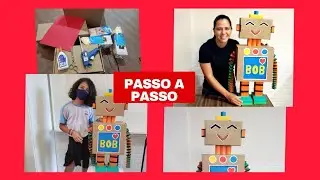 ❤️how to make a cardboard robot - recyclable robot - how to make a robot